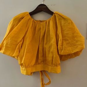 Banana Republic - Marigold Puff Sleeve Top